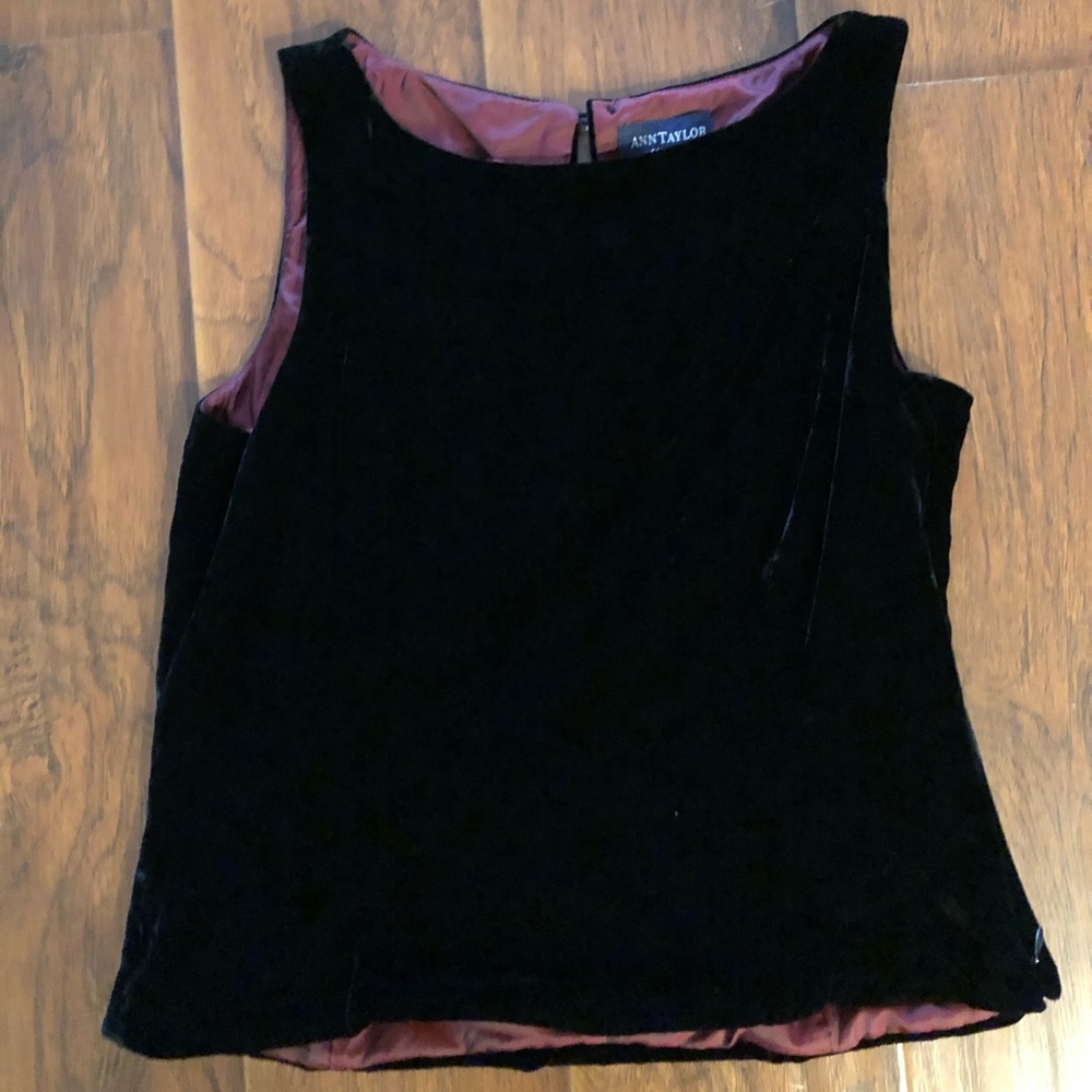 Vintage Ann Taylor Velvet top